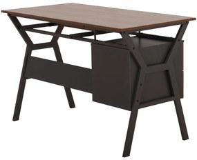 ΓΡΑΦΕΙΟ ΚΑΡΥΔΙ-ΓΚΡΙ ΜΕ ΜΑΤ ΓΚΡΙ ΣΚΕΛΕΤΟ  120X60X76εκ.