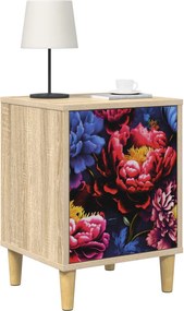 vidaXL Κομοδίνο KIEL 2 τμχ. Sonoma Δρυς 36 x 33 x 50 εκ.