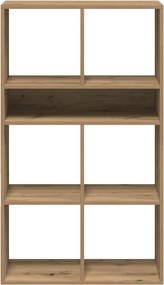 vidaXL Βιβλιοθήκη Artisan Δρυς 66x31x112 εκ. Επεξεργασμένο Ξύλο