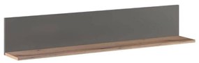 MATIS Επιτοίχιο ράφι PORTO artisan/ γκρι 137x21,1x24,2 MATIS180463