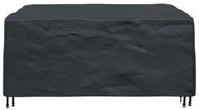 vidaXL Κάλυμμα επίπλων Μονόχρωμο Μαύρο 200 x 150 x 85 εκ. 600D
