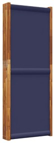 Διαχωριστικό Δωματίου με 5 Πάνελ Σκούρο Μπλε 350 x 180 εκ. - Μπλε