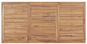 vidaXL Τραπεζαρία Κήπου 180 x 90 x 77 εκ. από Μασίφ Ξύλο Teak