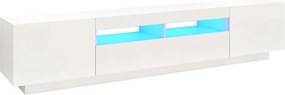 vidaXL Έπιπλο Τηλεόρασης με LED Λευκό 200 x 35 x 40 εκ.