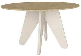 Τραπέζι Rebel Megapap χρώμα rota oak - sandstone 150x90x75εκ.
