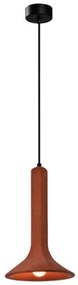 Κρεμαστό Φωτιστικό Οροφής E14 Φ22 Funnel Viokef 4290301 Κόκκινο