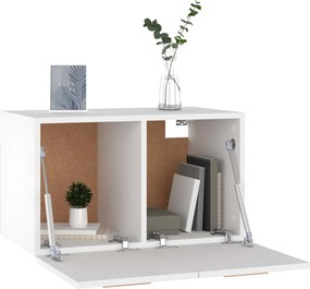 vidaXL Ντουλάπι Τοίχου Λευκό 60 x 36,5 x 35 εκ. από Επεξεργασμένο Ξύλο