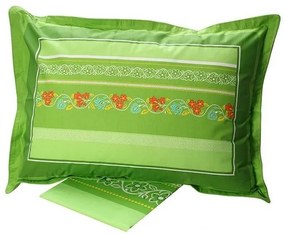 Σετ Σεντόνια Cotton Feelings εμπριμέ 4674 Green Μονό (160x260)