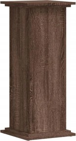 vidaXL Βάσεις Φυτών Καφέ Δρυς 33x33x80 εκ. Επεξεργασμένο Ξύλο