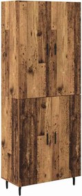 vidaXL Highboard 2 pcs Παλιό Ξύλο Επεξεργασμένο ξύλο