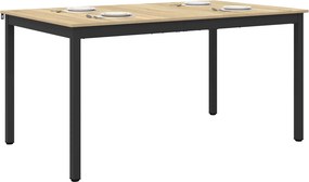 vidaXL Τραπεζαρίες 150 x 78 x 75 εκ ΜΕΤΑΛΛΟ