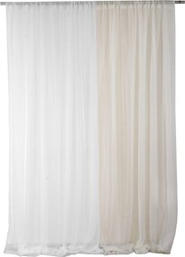 Κουρτίνα με Τρέσα 140x270 1060 Λευκό Viopros