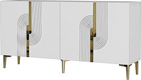 Κονσόλα Λευκό / Χρυσό GACE 150x32x75