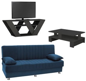 Φοιτητικό πακέτο επίπλων σαλονιού New Living 9  σετ 3 τμχ