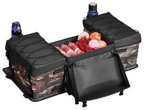VEVOR 68L ATV Rear Storage Bag 600D Oxford Cloth Rear Cargo Bag &amp; Sponge Cushion