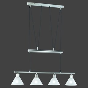 Φωτιστικό Οροφής - Ράγα Stamina 3751041-07 Nickel Trio Lighting Metal