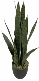 Τεχνητό Φυτό Σανσεβιέρα  σε πλαστική Γλάστρα 89 εκ
