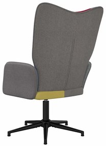 vidaXL Πολυθρόνα Relax Σχέδιο Patchwork Υφασμάτινη
