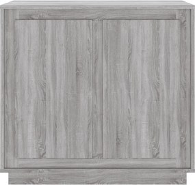 vidaXL Ντουλάπι Γκρι Sonoma 80x34x75 εκ. από Επεξεργασμένο Ξύλο