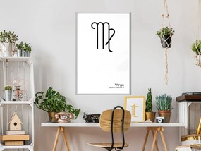 Αφίσα - Zodiac: Virgo II - 40x60 - Χρυσό - Με πασπαρτού