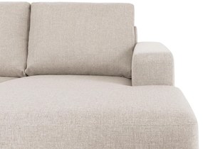 Γωνιακός Καναπές Scandinavian Choice C161, Ανοιχτό καφέ, 344x199x80cm