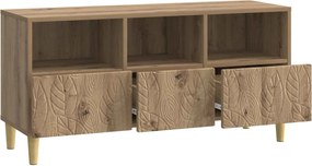vidaXL Ντουλάπι TV 102 x 34,5 x 50 εκ. Artisan Δρυς Επεξεργασμένο Ξύλο