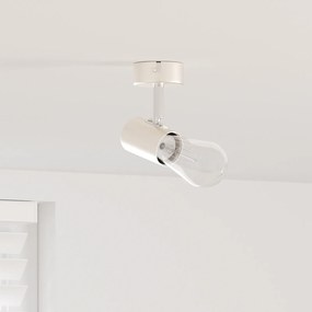 vidaXL Φωτιστικό οροφής 1 Way Ρυθμιζόμενο Βουρτσισμένο Νίκελ E27