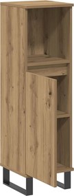 vidaXL Ντουλάπι μπάνιου Δρυς τεχνίτης 30x30x100 cm Κατασκευασμένο ξύλο
