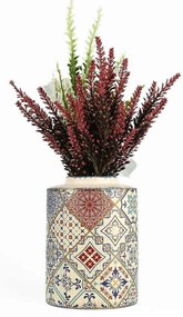 Βάζο 697ELD1224 Φ12x17cm Multi Aberto Design Ceramic