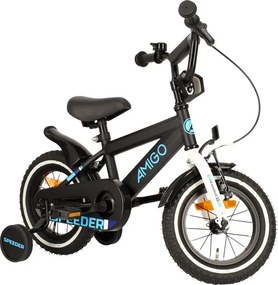 Speeder 12 Inch 21,5 cm Boys Coaster Brake Black/Blue