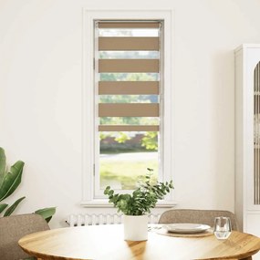vidaXL Στόρι Ζέβρας Καφέ 40x100 εκ. Πλάτος Υφάσματος 35,9 εκ. Πολυεστέρας