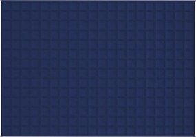 vidaXL Κουβέρτα Βαρύτητας Μπλε 140 x 200 εκ. 10 κ. Υφασμάτινη