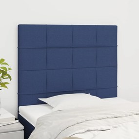 vidaXL Κεφαλάρι Μπλε 90x5x118/128 εκ. Ύφασμα