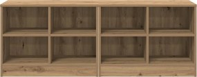 vidaXL Ντουλάπι κρεβατιού με ράφι 2 τεμ. Artisan Δρυς 66 x 33 x 48 εκ.