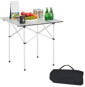 VEVOR Folding Portable Camping Table Aluminum Outdoor Picnic Table Carry Bag