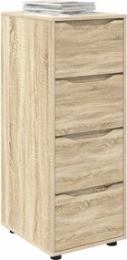 vidaXL Ντουλάπι αποθήκευσης Δρύς Sonoma 40 x 48 x 105 εκ