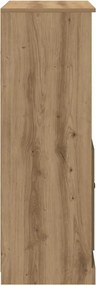 vidaXL Ντουλάπι Αρτισιανή Δρυς 60x35,5x103,5 εκ από Επεξεργασμένο Ξύλο
