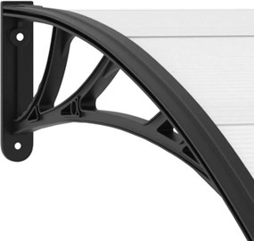vidaXL Στέγαστρο Πόρτας 120 x 100 εκ. Πολυανθρακικό