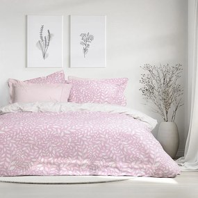 Σεντόνια Frozen Με Λάστιχο (Σετ 4τμχ) Pink Nima Υπέρδιπλo 100% Βαμβάκι