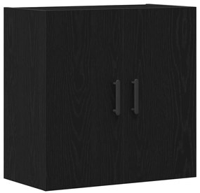 vidaXL Ντουλάπα Τοίχου Μαύρη δρυς 60 x 31 x 60 εκ. Επεξεργασμένο ξύλο