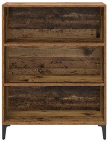 vidaXL Πλαϊνό γραφείο Παλαιό ξύλο 32.5 x 69.5 x 90 εκ