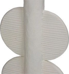 Κηροπήγιο ArteLibre Ιβουάρ Polyresin 11x9x22cm