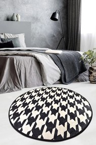 Χαλί Kazayagi 882CHL1326 Black-White Conceptum Hypnose 140X140cm Round