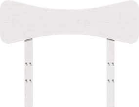 vidaXL Κεφαλάρι Λευκό 100 εκ. από Μασίφ Ξύλο Πεύκου