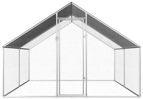 vidaXL Κοτέτσι - Κλουβί Εξωτ.Χώρου 2,75x4x1,92 μ. από Γαλβανισμένο Χάλυβα