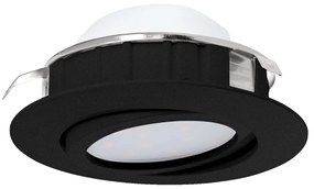 Φωτιστικό Χωνευτό Eglo 900748 PINEDA Μαύρο Ματ (Black Mat) 3000K