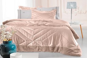 Σετ Πάπλωμα Microsatin-Fur King Size 250x240εκ. Columbia Old Pink Guy Laroche
