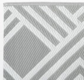 vidaXL Χαλί εξωτερικού χώρου ARAKIL Γκρι 140x200 cm PP