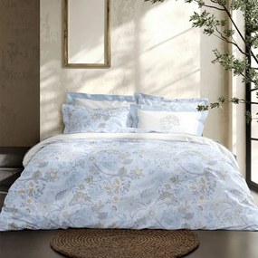 Σεντόνια Jacobus (Σετ 4τμχ) Blue-Multi Nima Υπέρδιπλo 240x270cm 100% Βαμβακοσατέν