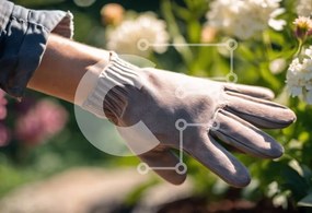 Intra Συλλεκτικό Ξύλινο Παζλ Plywood 4mm - Άτομο στον κήπο με γάντια κηπουρικής και λουλούδια Σε Ξύλινο Κουτί - Διαστάσεις: 10x10 cm – 25 κομμάτια